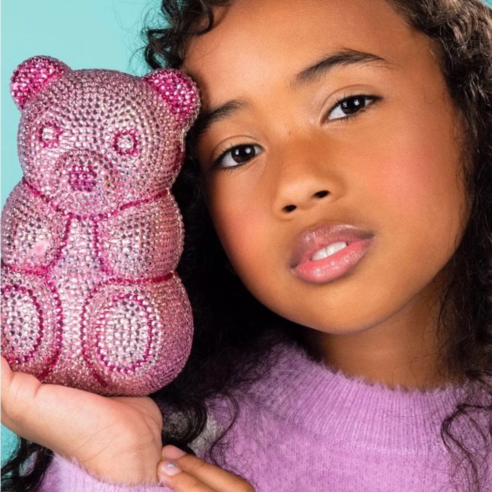 Cute pink teddy rhinestone purse 👛 🧸